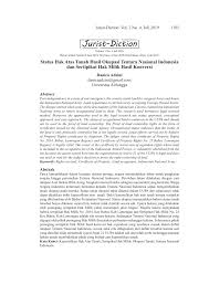 The issues of delay in the registration of the final title began since the need to provide ten percent of open space is a policy requirement of. Pdf Status Hak Atas Tanah Hasil Okupasi Tentara Nasional Indonesia Dan Sertipikat Hak Milik Hasil Konversi