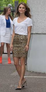 Black And White Cheetah Print Skirt White Tee Cheetah Skirt Black Pumps Gold Bracelet Fashion Leopard Print Skirt Leopard Skirt
