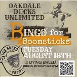 Oakdale DU Bingo for Boomsticks