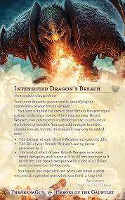 Intensified Dragon S Breath Revised A Dragonborn Racial Feat To Attain A Truly Balanced Breath Weapon Unearthedarcana