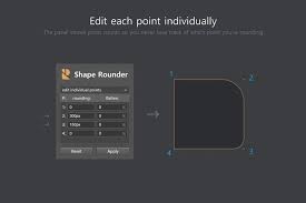 Shape Rounder Path Editing Kit Photoshop Plugins Shapes Web Template Design