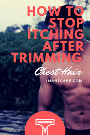 Are You Experiencing Itchy Skin After Shaving Your Chest Hair Well You Have Come To The Right Plac Men Skin Care Routine Trimming Chest Hair Facial Hair Care