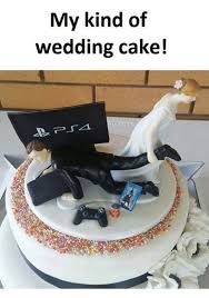 Memes Cake And Wedding My Kind Of Wedding Cake Gamer Wedding Cake Gamer Wedding Funny Wedding Cake Toppers