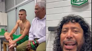 Acaba de nacer otro hincha de Nacional", hijo de Jhon Duque nació en pleno  partido