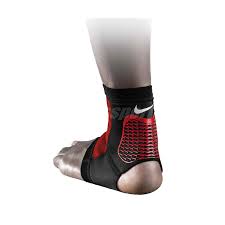 details about nike pro hyperstrong ankle sleeve support compression training basketball red