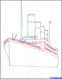 How To Draw The Titanic Titanic Step 2 Titanic Drawing Titanic Art Titanic Ship