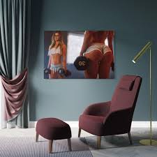 Amazon.com: Anllela Sagra - Póster sexy de modelo de fitness para pared,  póster de pintura fotográfica para pared, imagen colgante, decoración de  dormitorio familiar, regalo de 20 x 30 pulgadas (19.7 x