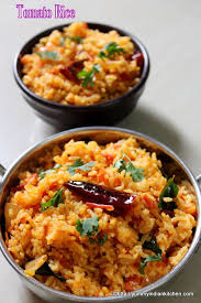 Tomato Rice Recipe South Indian Yummy Indian Kitchen Recipe Indian Rice Recipes Tomato Rice Recipe South Indian South Indian Vegetarian Recipes