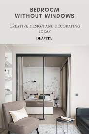 Bedroom Without Windows Creative Design And Decorating Ideas Bedroom Interior Living Room Without Windows Apartment Interior Design