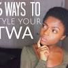 Twa 2 simple & easy ways to style short natural hair curls. 1