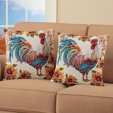 collections etc rooster chair cushions