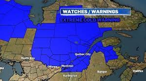 Are experiencing extremely cold weather this week. Bundle Up Extreme Cold Warning In Effect As Arctic Airmass Hits Quebec Ctv News