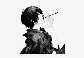 Anime art pfp aesthetic transparent cartoon free cliparts. 70 Images About Anime Manga On We Heart It Anime Boy Black And White Transparent Transparent Png 500x515 Free Download On Nicepng