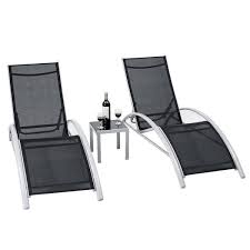 Entdecken produkte zum richtigen preis mit product shopper jetzt. Costway Steel Patio Outdoor Lounge Chairs Reclining Chair Set 3 Piece Hw56650 The Home Depot In 2020 Lounge Chair Outdoor Outdoor Chaise Lounge Outdoor Chairs