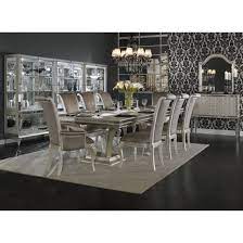 Michael amini laguna 60'' pedestal dining table. Aico Michael Amini Hollywood Swank 9pc Dining Table Set