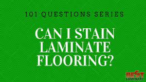 If the wear layer was real wood the clear coat could be stripped, the color could then be changed. Can I Stain Laminate Flooring