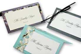 Each place card was a tag, tied to a candy cane. Layered Place Cards Diy Designer Place Cards