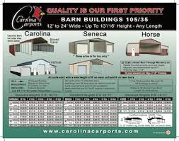 Pricing Brochures Carolina Carports Inc