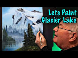 Learn To Paint Like Bob Ross With Paul Ranson: Glacier Lake Tutorial!
