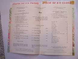 Pin On Vintage Restaurant Menus