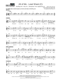 Belajar kunci balok/gantung/palang | a b c d e f g, am bm cm dm em fm gm kunci balang dangdut kunci gitar reggae kunci. All Of Me Lead Sheet C Piano Guitar Vocals John Legend Sheet Music For Piano Solo Musescore Com