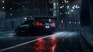 Click to see our best video content. Wallpaper Dark Night Rain Car Nissan Gt R 1920x1080 Wallpapermaniac 1466951 Hd Wallpapers Wallhere