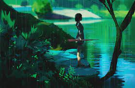 Sketch Collection 21 2018 Atey Ghailan On Artstation At Https Www Artstation Com Artwork Ynkyw Artwork Garden Of Words Anime Scenery Environment Painting