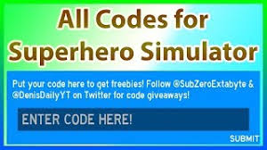 Hola chicos, nuevo simulador de heroes! All Codes For Superhero Simulator 2019 May Youtube