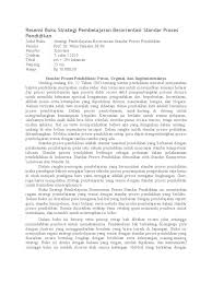 36 full pdfs related to this paper. Resensi Buku Strategi Pembelajaran Berorientasi Standar Proses Pendidikan