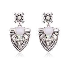 De la boucle d'oreille mini créole fleur, étoile de mer, vierge marie, ange ou croix en passant par la boucle d'oreille créole coquillage, lame de rasoir. Bijoux Fantaisie New Womans Geometrique Cristal Strass Ear Stud Drop Dangle Colore Boucles D Oreilles Bijoux Et Montres Technospex Com