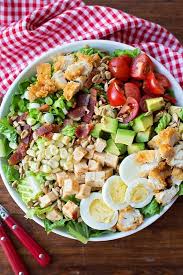 Easy Cobb Salad Recipe Life Made Simple Recipe Cobb Salad Recipe Cobb Salad Recipes