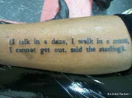 The Best Literary Quotes Ever Tattooed Literary Tattoos Literary Tattoos Quotes One Word Tattoos