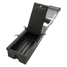Lippert 175180 21 W X 96 L Black Aluminum Double Bin Storage System Camperid Com