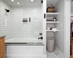 Typically, beneath shelves, cabinets or countertops, a shadow is cast that darkens the space below, and this makes the room appear smaller. 41 Small Master Bathroom Design Ideas Sebring Design Build