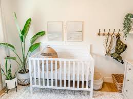 Coastal Beachy Minimalist Boho Baby Nursery Boho Nursery Boy Boho Baby Nursery Nursery Crib
