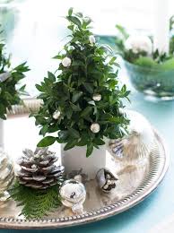 Crofton round wood coffee table tray. 12 Chic Easy Holiday Table Ideas Hgtv