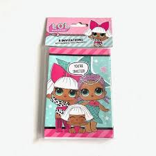 Cartes Lol Surprise Invitation Anniversaire Carte Invitation Anniversaire Carte Invitation Invitation Anniversaire
