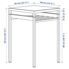 Nyboda Side Table W Reversible Table Top Light Gray Concrete Effect White 15 3 4x15 3 4x23 5 8 Ikea Side Table Table Top Lighting Table Top