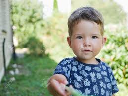 Check spelling or type a new query. Portrait Of Cute Toddler Boy Holding Out His Hand Lizenzfreie Fotos Bilder Und Stock Fotografie Image 159586616