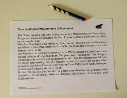 Es erläutert die art der in den zentralen prüfungen gestellten aufgaben, macht auf besonderheiten und probleme aufmerksam und stellt sinnvolle übungen zur verfügung. Tiere Im Winter Sachtext Vii Standvogel Link Und Materialsammlung Fur Lehrer Auf Lehrerlinks Net