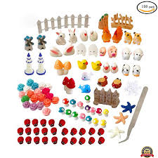 After long summer days, full of barbecue parties and garden enjoyment, we're mostly indoors and look for hobbies that we can keep ourselves busy at home. 100pcs Miniature Garden Ornaments Kit Diy Fairy Garden Dollhouse Decor Micro Landscape Garden Decorations Miniature Craft Home Garden Statues Sculptures Aliexpress