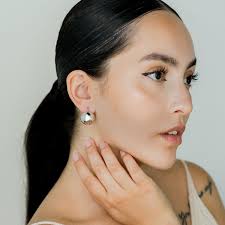 Silver Ball Earrings