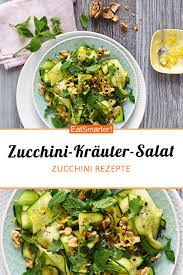 zucchini krauter salat mit walnussen rezept gesunde kartoffelrezepte leckere salate zucchini
