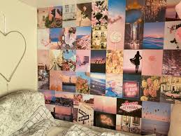 Pink Aesthetic Pretty Retro Wall Collage Kit Vsco Vintage Room Etsy In 2021 Vintage Room Decor Wall Collage Cute Room Decor
