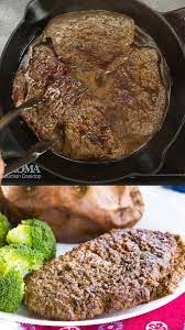 Easy Beef Cube Steak Recipe No Flour Or Breading Video Recipe Video Cube Steak Recipes Cube Steak Beef Cube Steak Recipes