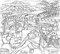 The ark of the covenant. Moses And The Tabernacle Coloring Pages
