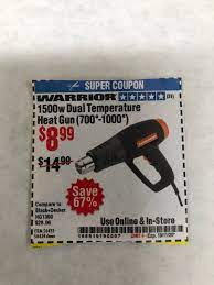 Harbor Freight Heat Gun Coupon September 2020