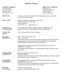 View this it resume sample to get an idea of what your resume should look like if the information system industry is on your horizon. Sport Marketing Resume Sample Resumesdesign Student Resume Template Marketing Resume Medical Assistant Resume