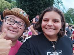 Meeting a favorite content creator at Haunt