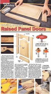 Making Raised Panel Doors Cabinet Door Construction Techniques Woodarchivist Com Raised Panel Doors Woodworking Raised Panel